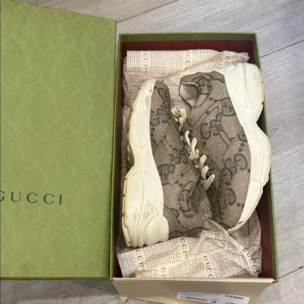 Macro GG Supreme 80 Beige Ebony Shoes